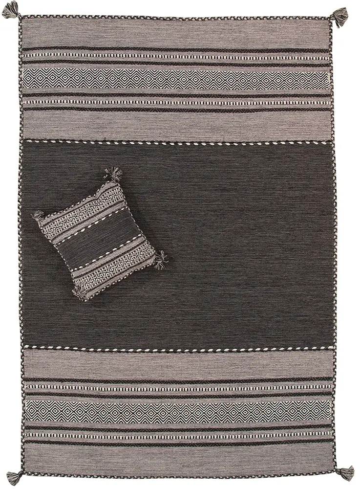 Pasargad Home Kilim Collection Hand-Woven Lamb's Wool Area Rug- 8' 0