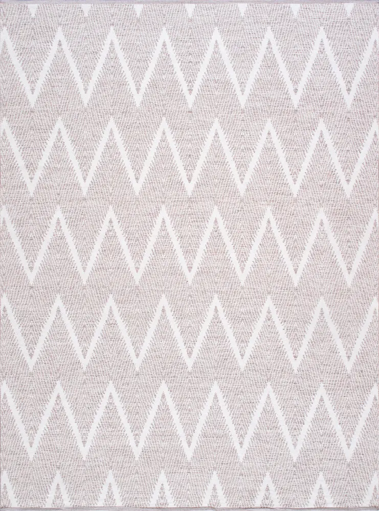 Pasargad Home Simplicity Collection Hand-Woven Cotton Area Rug- 9' 0