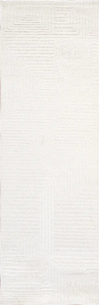 Pasargad Home Sutton Luxury Power Loom Striped Area Rug- 2' 7