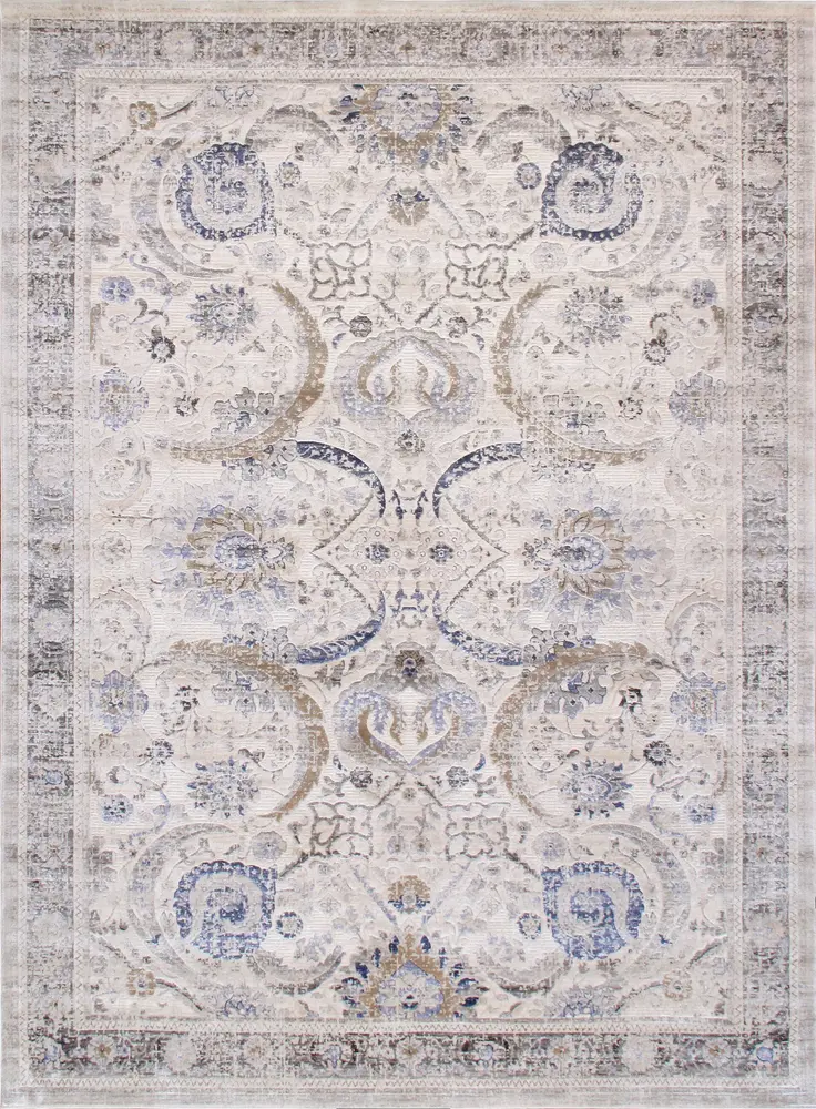 Pasargad Home Amadeus Design Power Loom Area Rug- 5' 0
