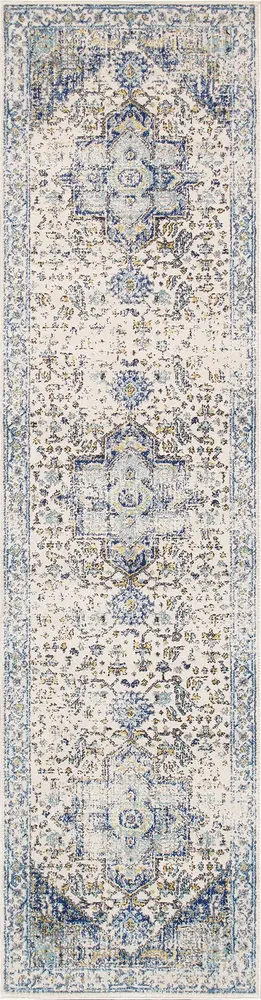 Pasargad Home Turkish Chelsea Design Ivory/Ivory Area Rug- 2' 8'' X  6' 0''