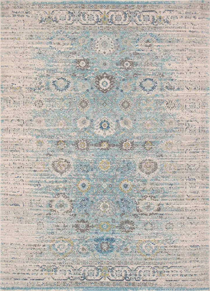 Pasargad Home Chelsea Design Power-Loomed Polypropyle Area Rug- 4' 0