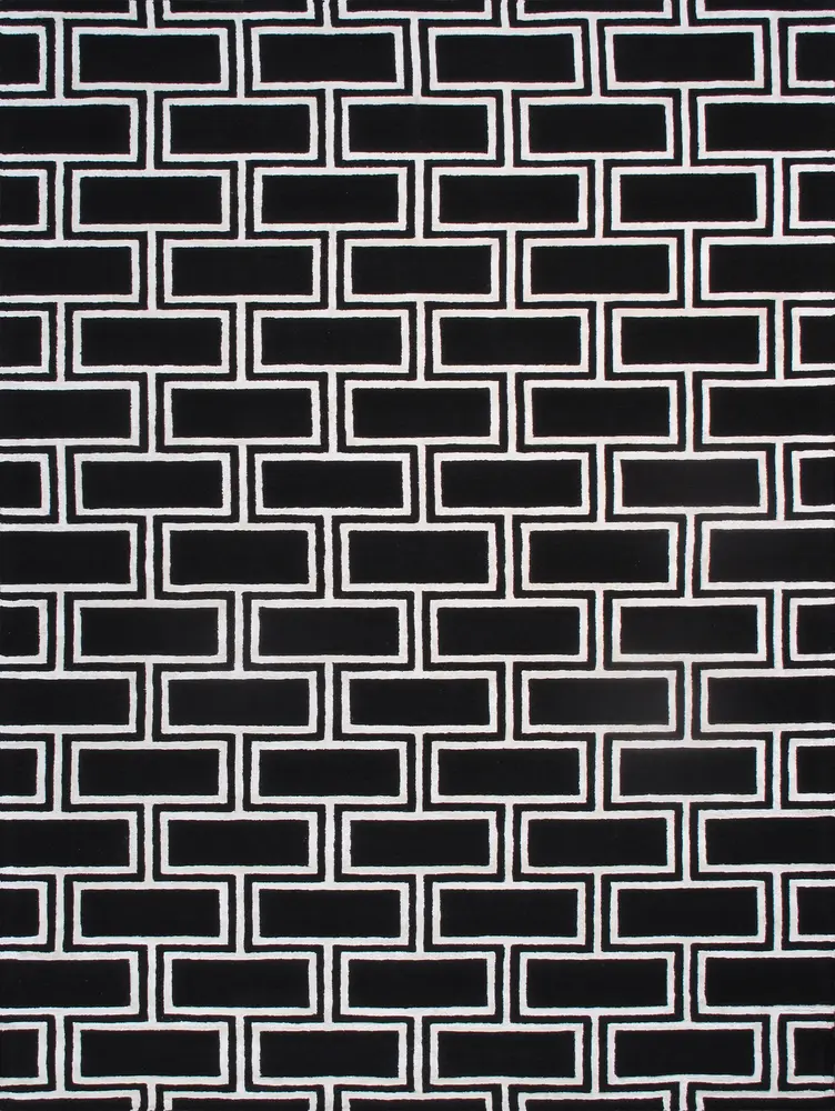 Pasargad Home Edgy Collection Hand-Tufted Bamboo Silk & Wool Area Rug, 12' 0