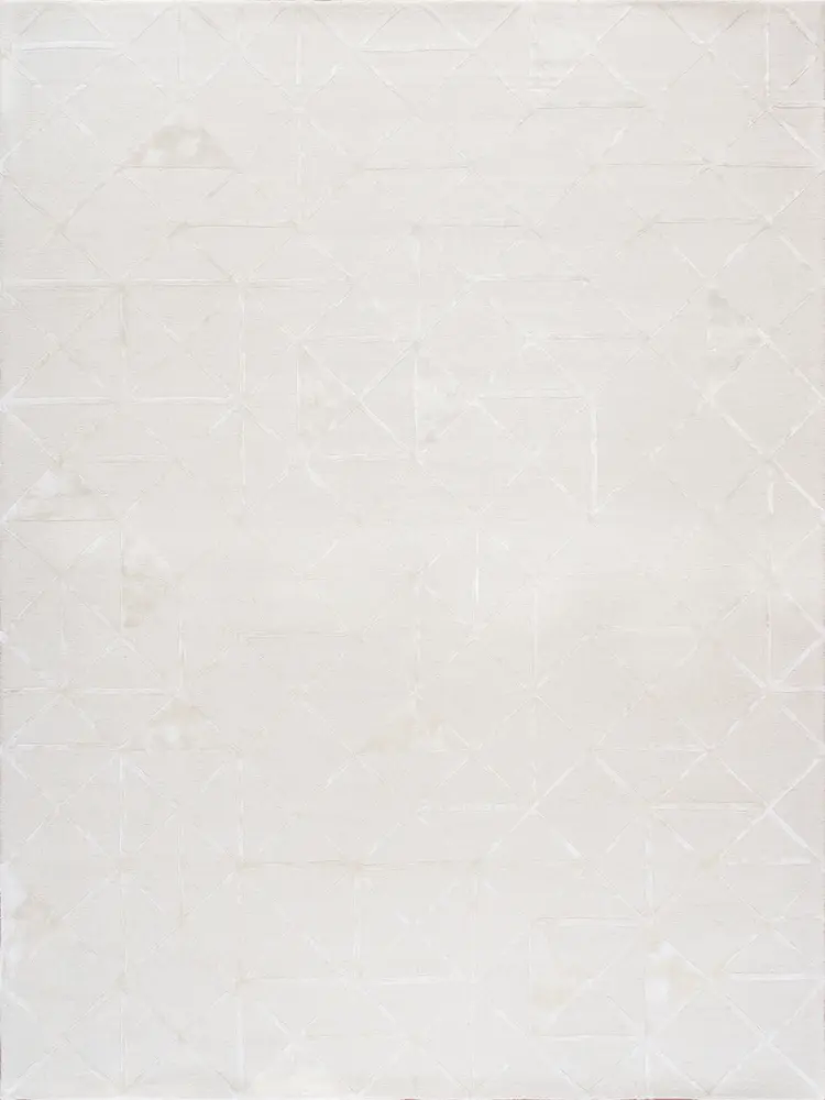 Pasargad Home Edgy Collection Hand-Tufted Bamboo Silk & Wool Area Rug,  8' 9