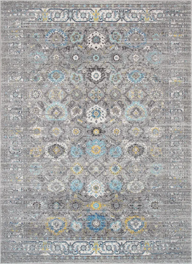 Pasargad Home Chelsea Design Power-Loomed Polypropyle Area Rug- 5' 0