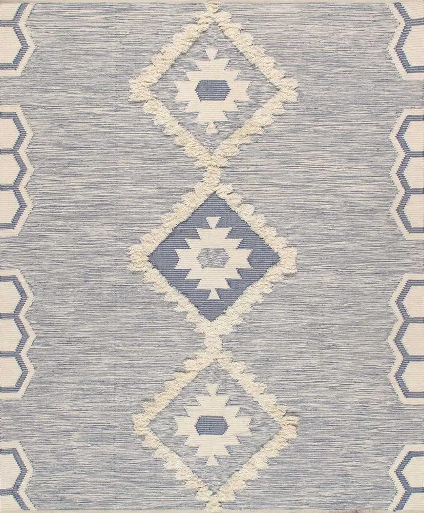 Pasargad Santa Fe Collection Cotton & Wool Area Rug- 8' 0