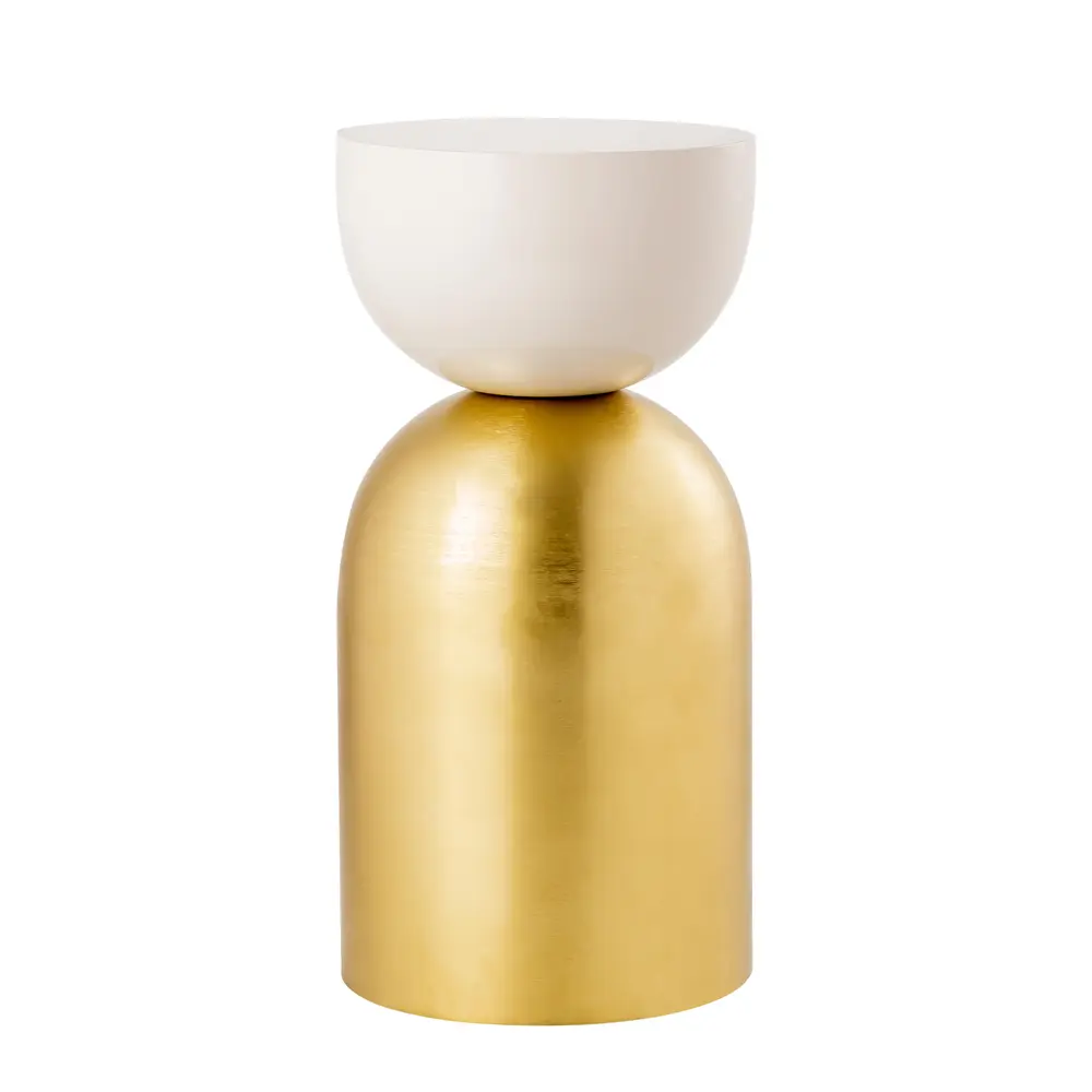 Pasargad Home Calista Iron Round Side Table