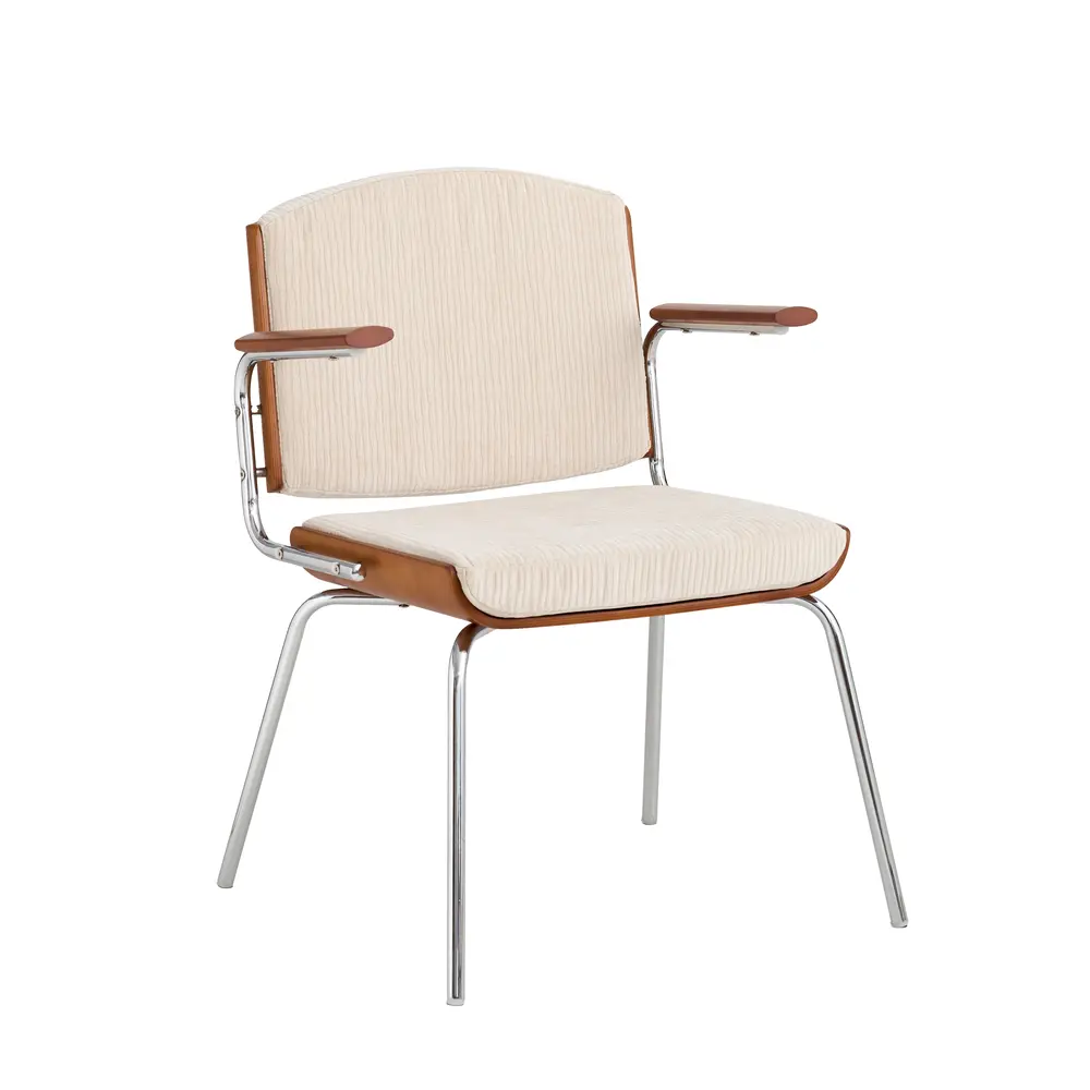 Pasargad Home Nara Armchair – Beige/Brown