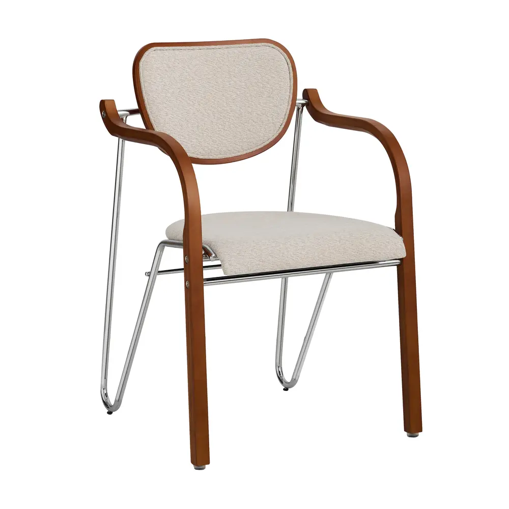 Pasargad Home Gifu Beige/Brown Armchair