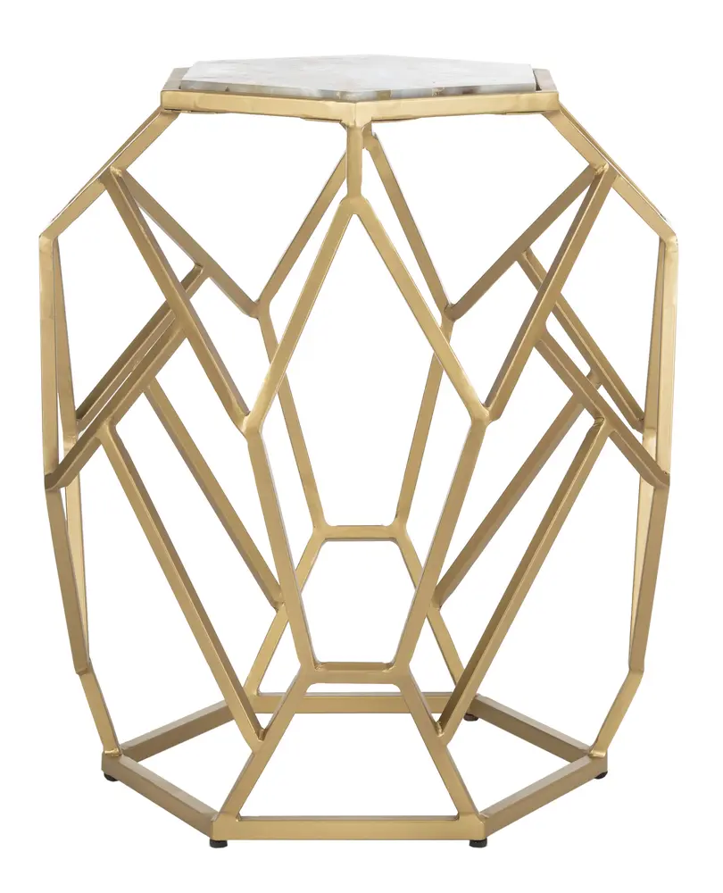 Ava Geometric Accent Table