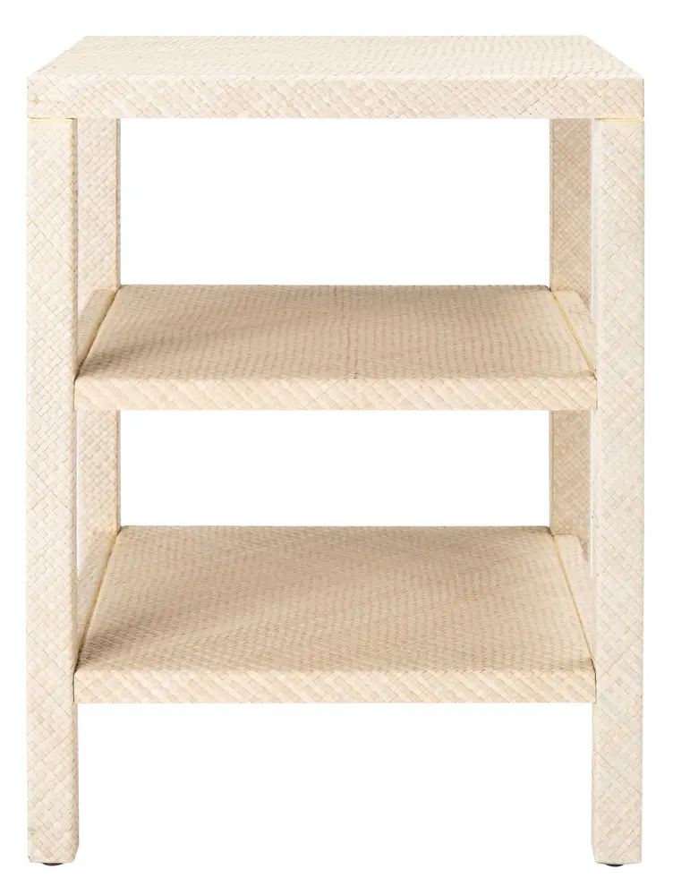 Apis Raffia 2 Shelf Accent Table