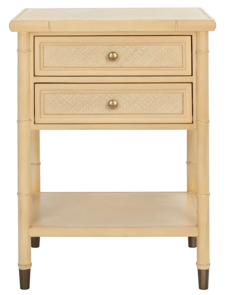 Ahab 2 Drawer 1 Shelf Accent Table