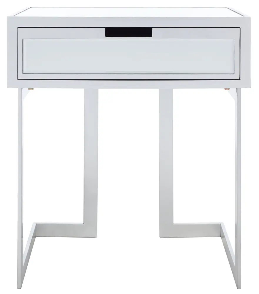 Lilo 1 Drawer Mirrored Accent Table