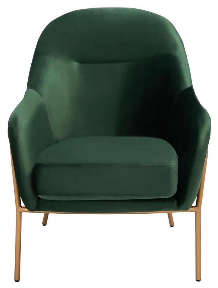 Eleazer Velvet Accent Chair