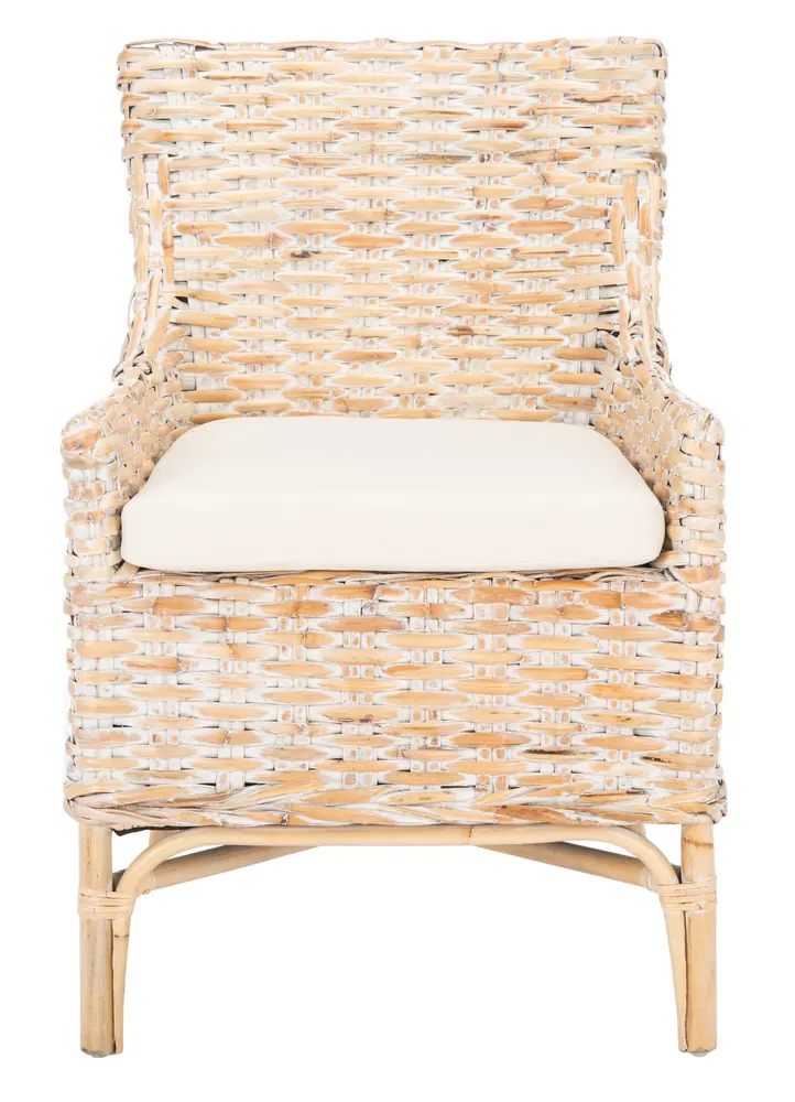 Cristen Rattan Accent Chair W/ Cushion