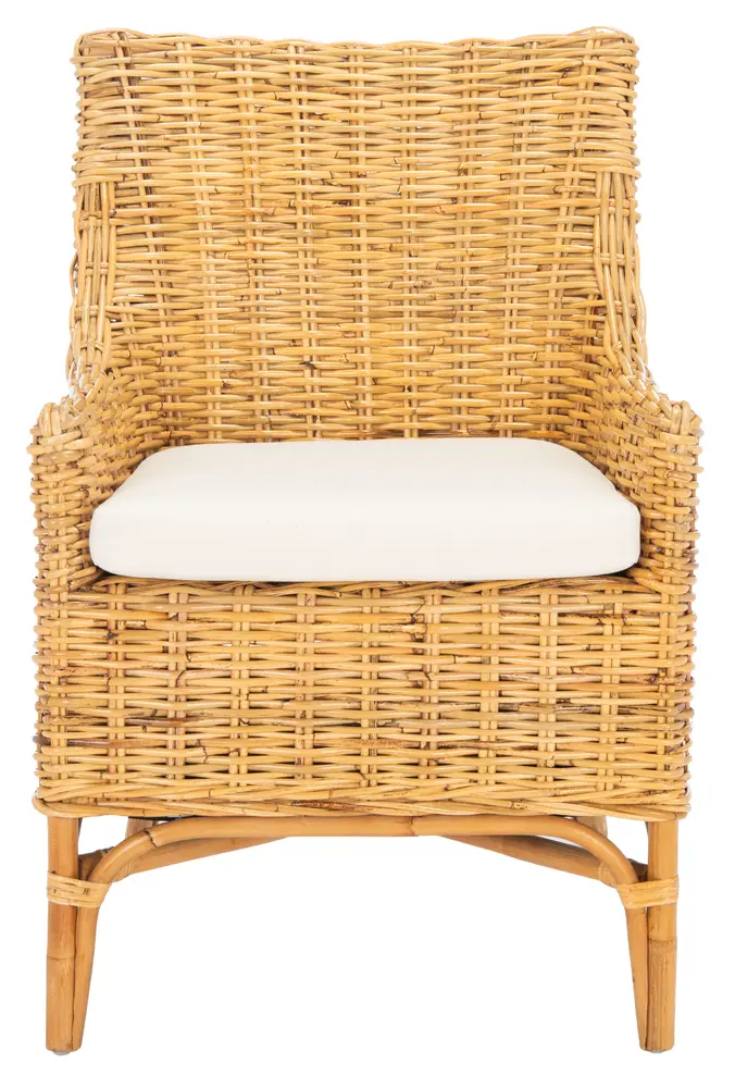 Cristen Rattan Accent Chair W/ Cushion