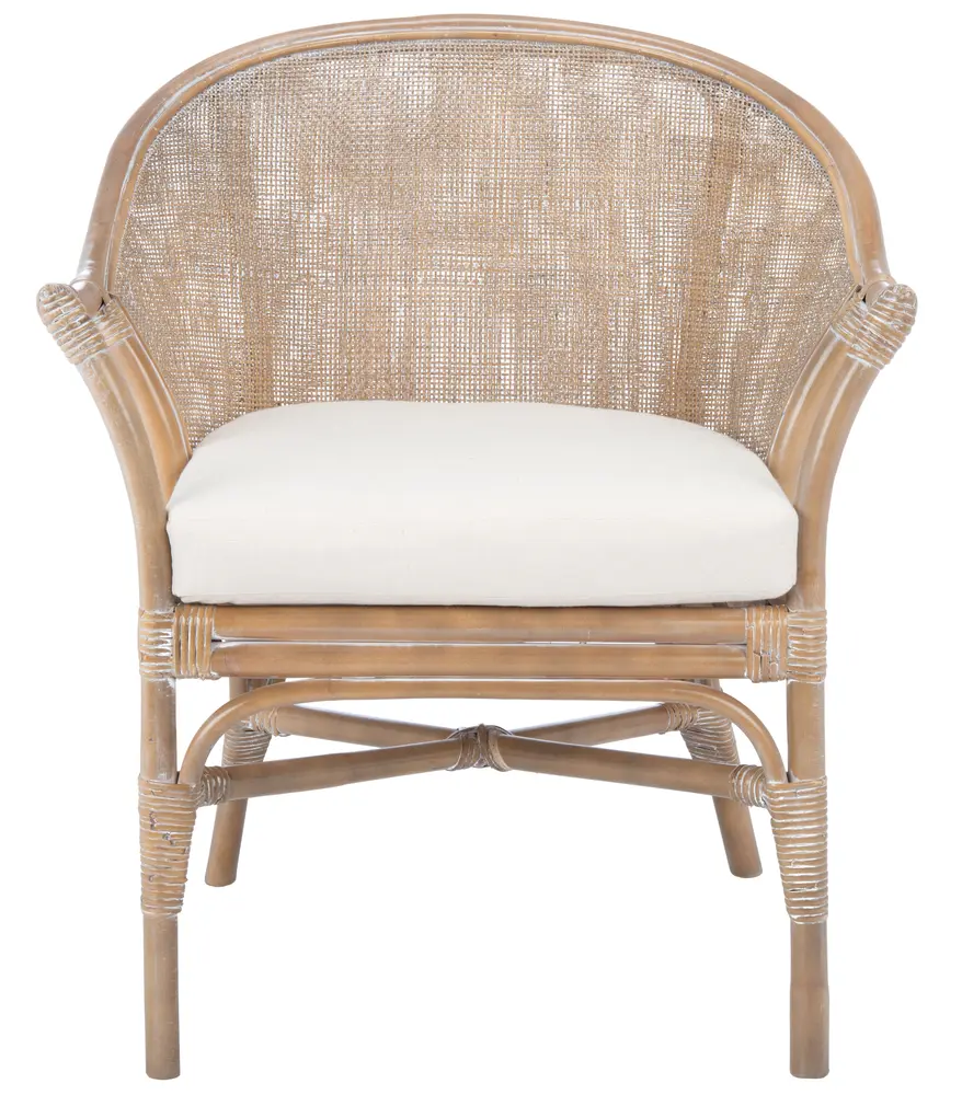 Dustin Rattan Accent Chair W/ Cushion