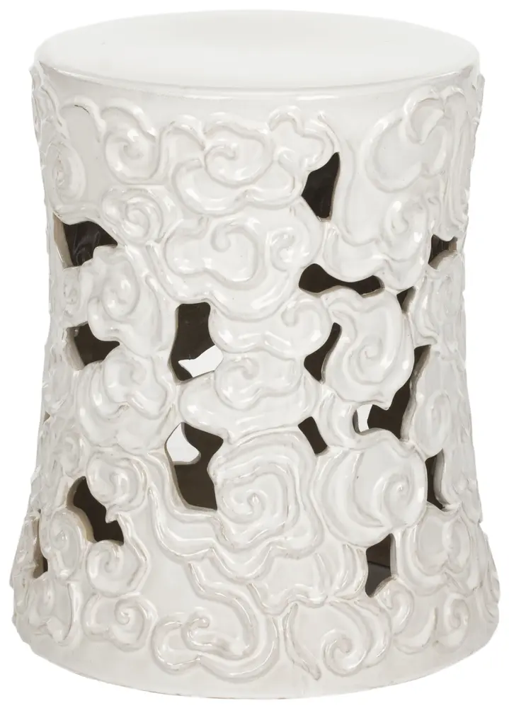 White Cloud Garden Stool