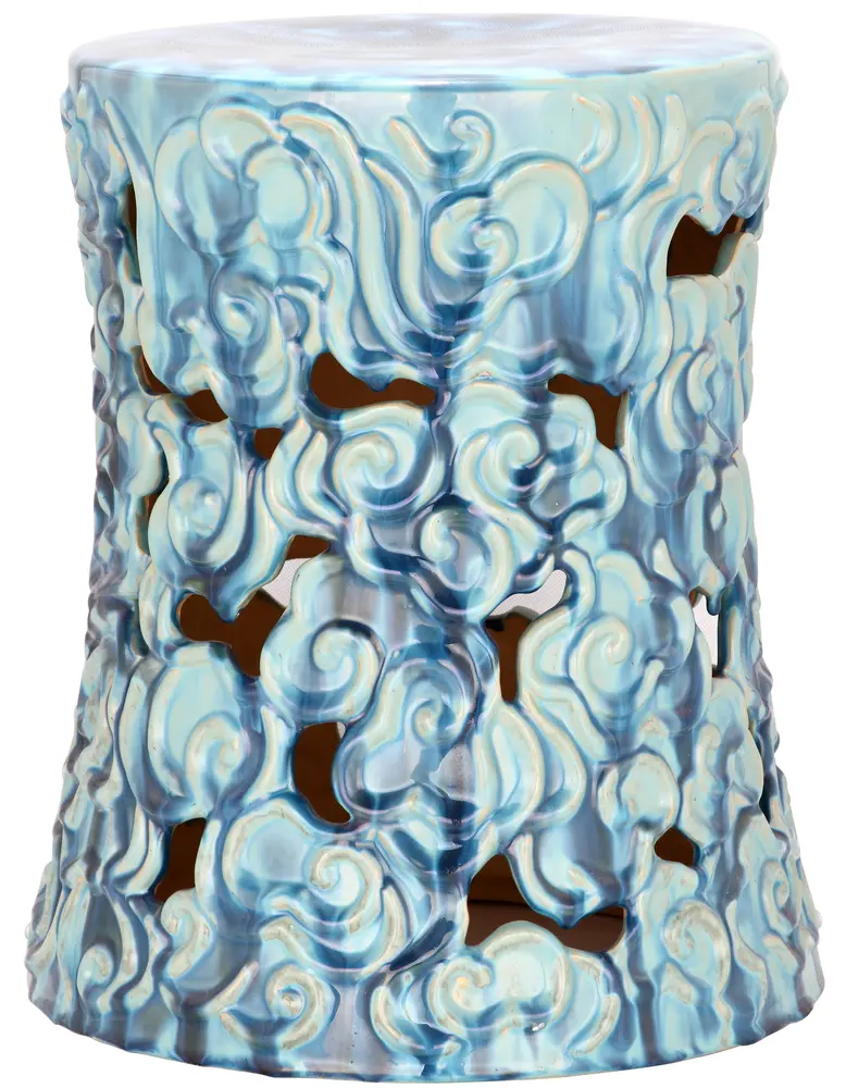 Ocean Cloud Garden Stool