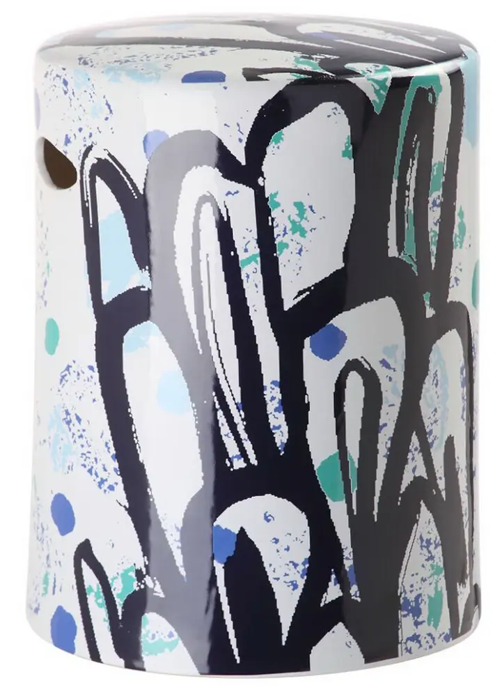 Alair Multicolor Garden Stool