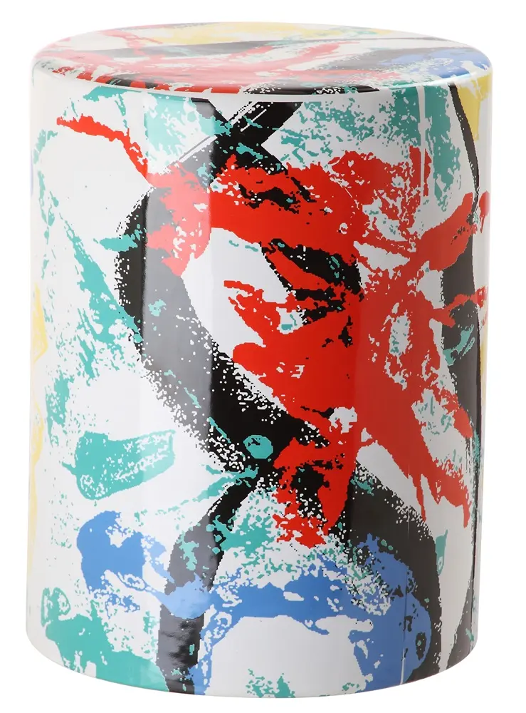 Kes Multicolor Garden Stool