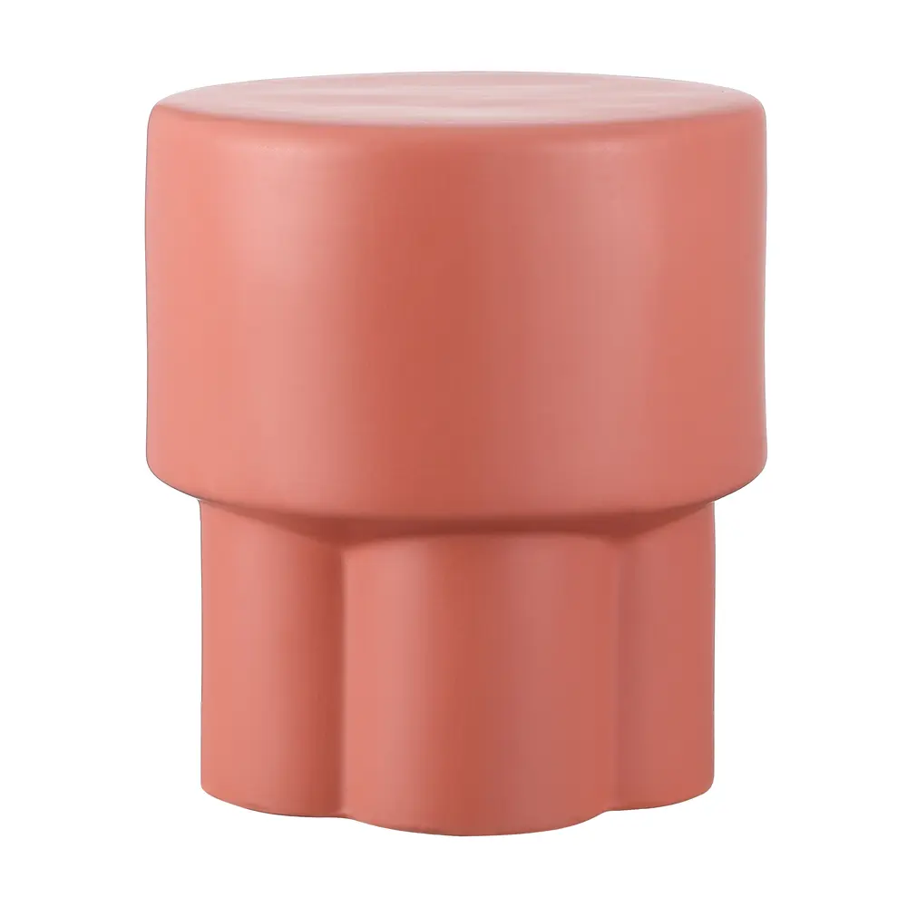 Cordiz, 14.25 Inch, Terracotta, Ceramic Garden Stool