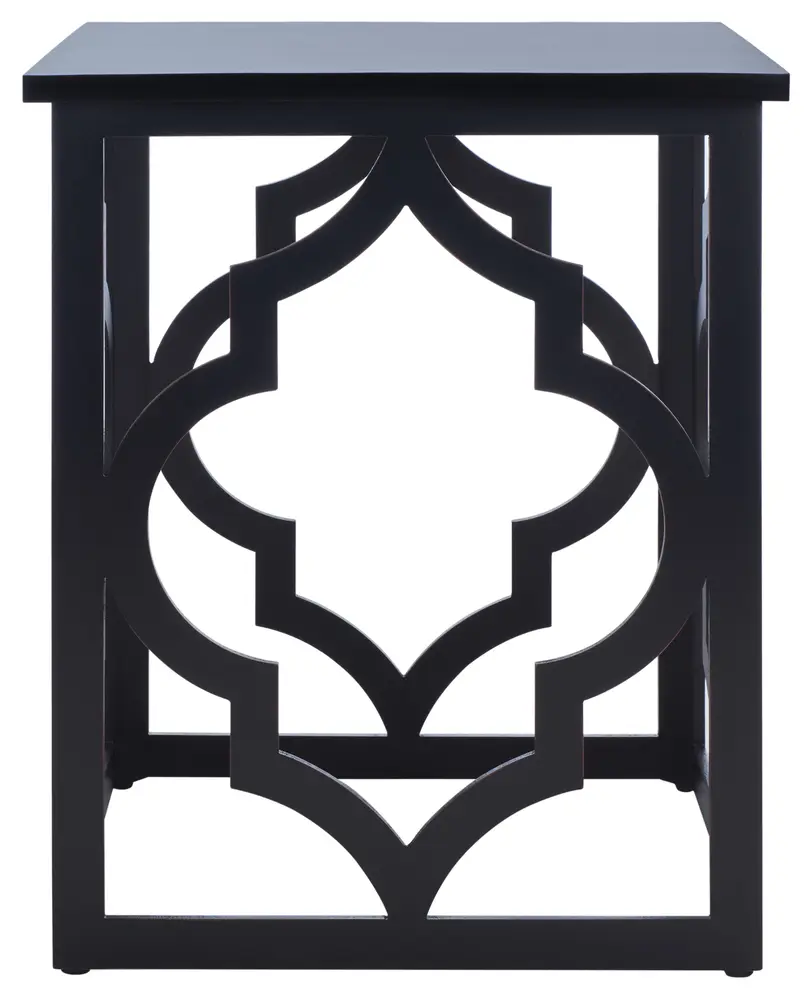 Milo Trellis Gold Leaf End Table