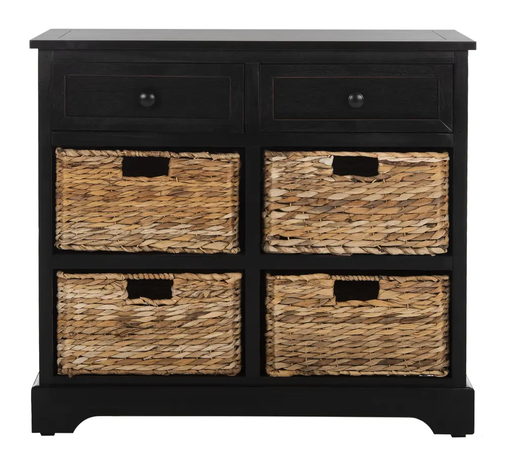 Herman Storage Unit W/ Wicker Baskets