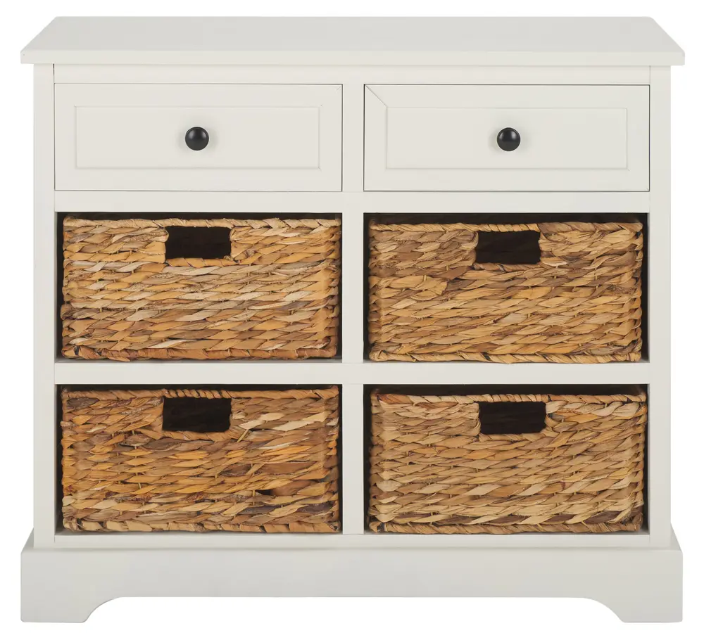 Herman Storage Unit W/ Wicker Baskets