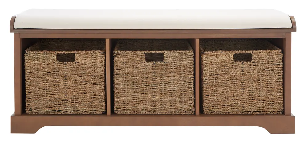 Lonan  Wicker Storage Bench