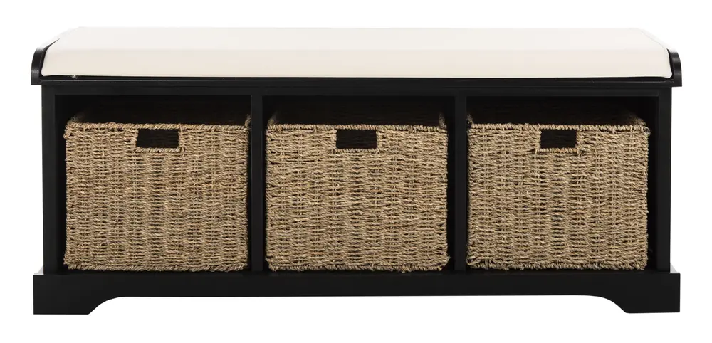 Lonan  Wicker Storage Bench