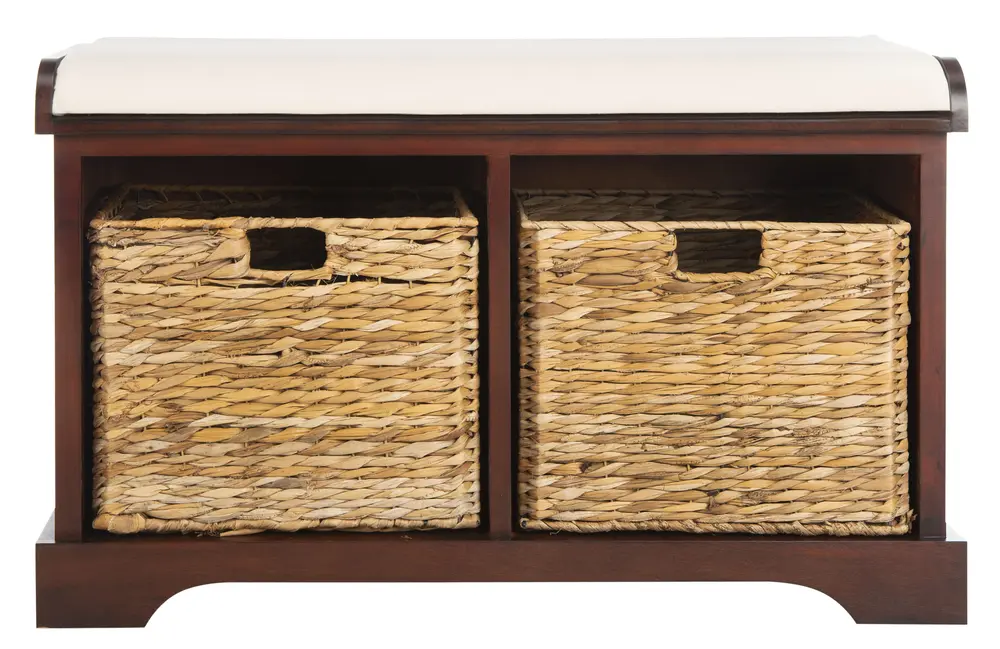 Freddy Wicker Storage Bench