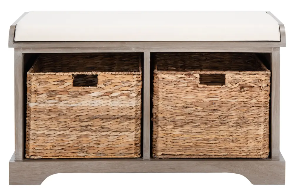 Freddy Wicker Storage Bench