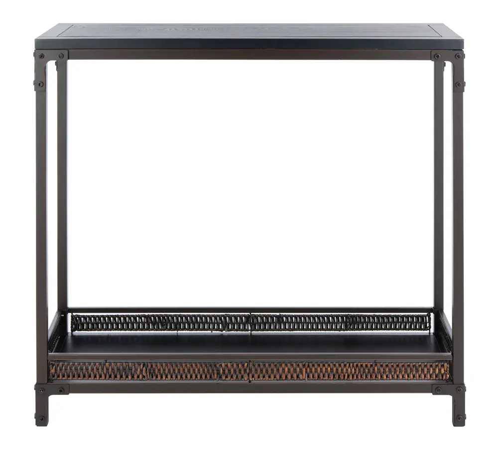 Dinesh Console With Storage Shelf