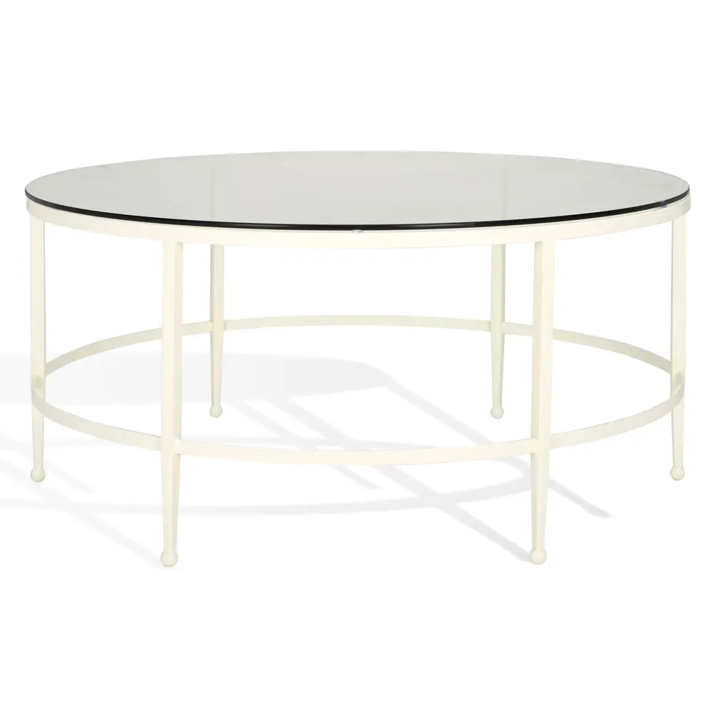 Edmund Glass Cocktail Table