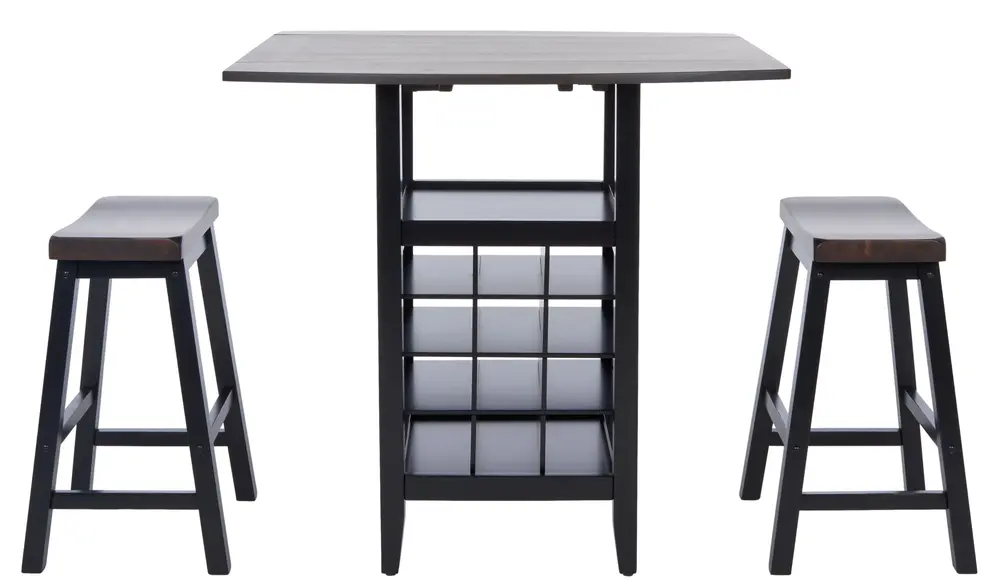 Casey 3 Pc Set Drop Leaf Pub Table