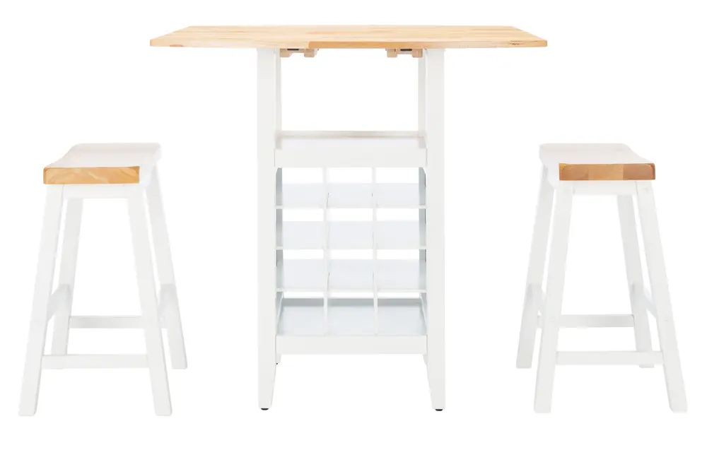 Casey 3 Pc Set Drop Leaf Pub Table