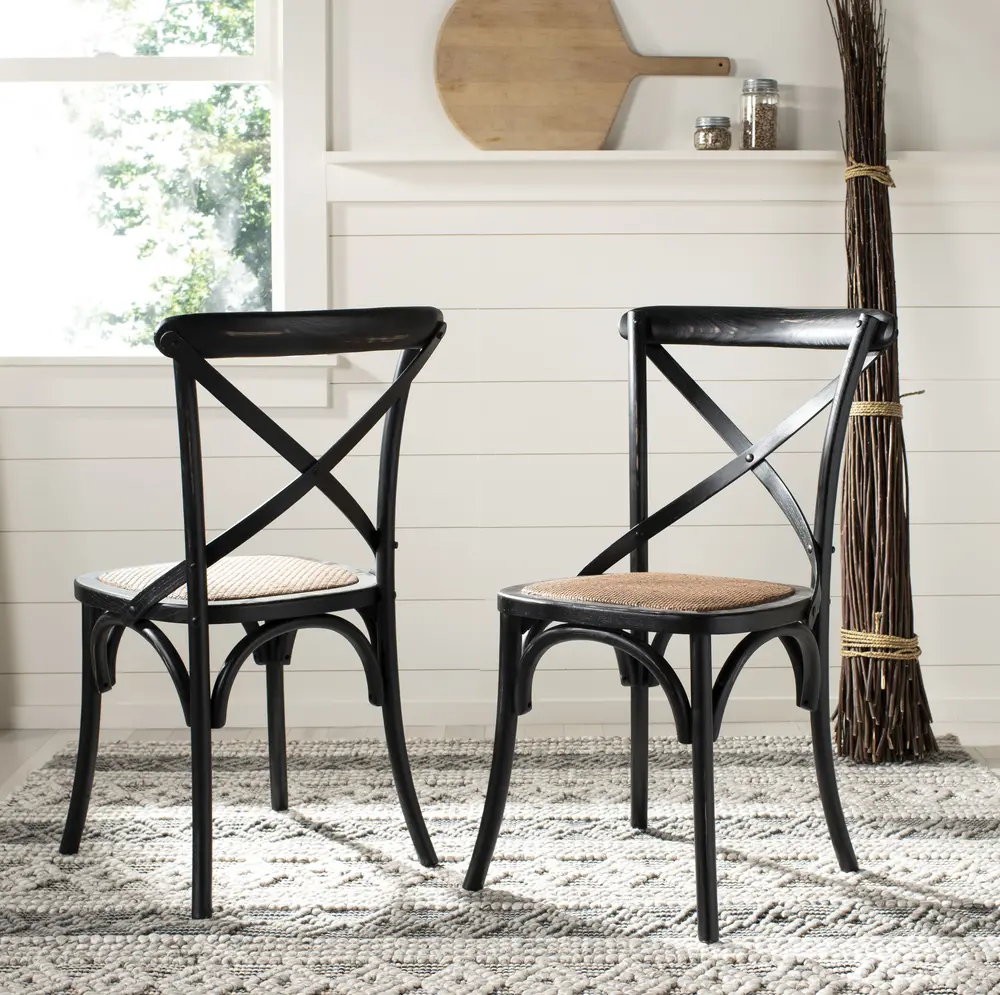 Franklin 18H X Back Farmhouse Chair (Set Of 2)