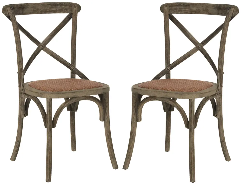 Franklin 18H X Back Farmhouse Chair (Set Of 2)