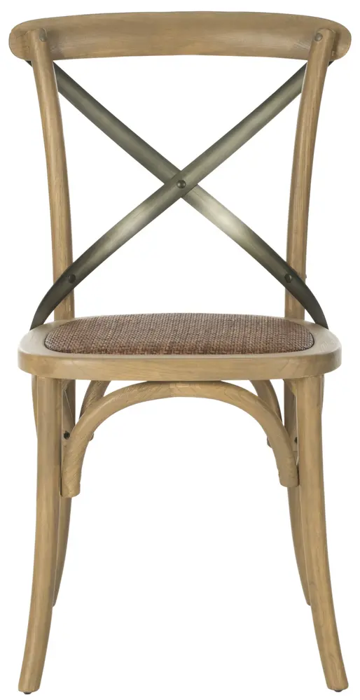 Eleanor 18H X Back Farmhouse Side Chair