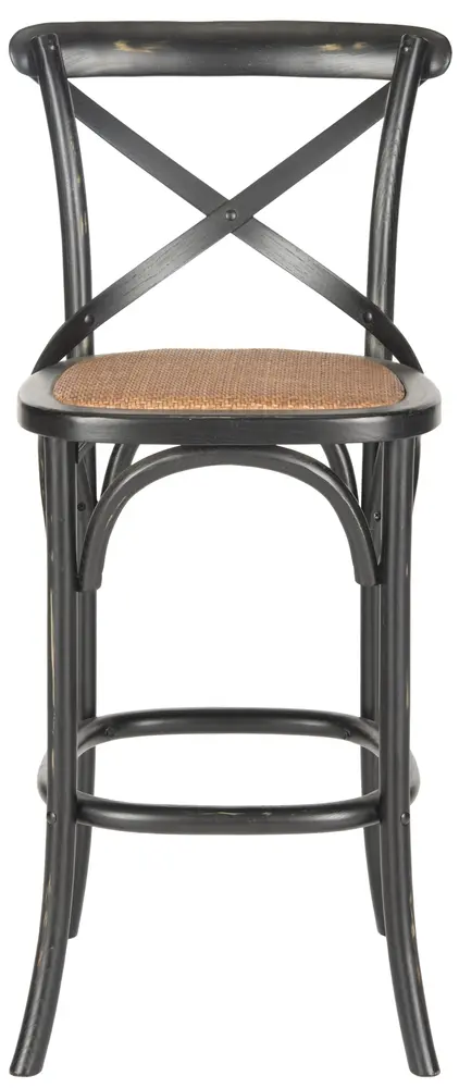 Franklin X Back Bar Stool
