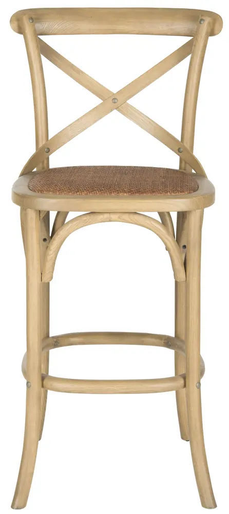 Franklin X Back Bar Stool
