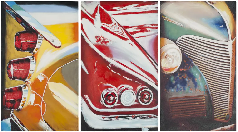 Auto Legends Triptych Wall Art