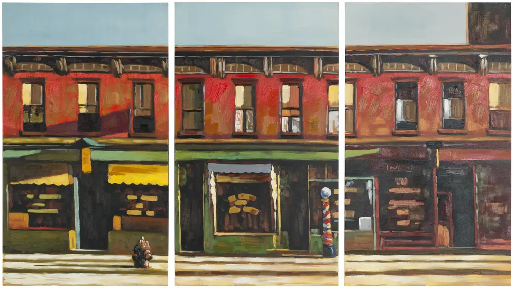 Main Street Triptych Wall Art