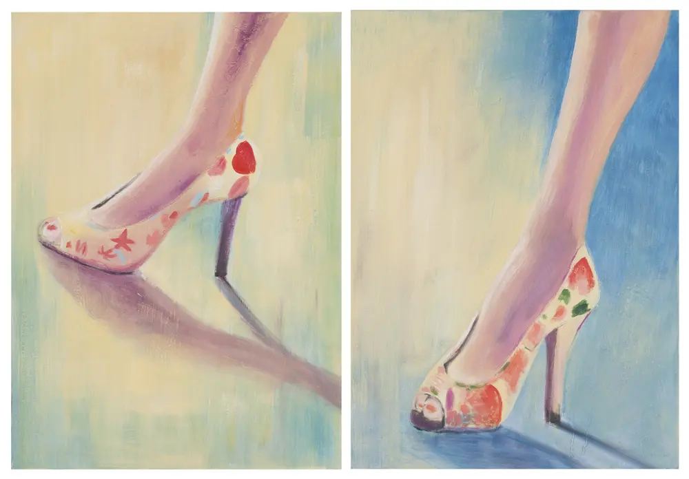 Summer Shooz Diptych Wall Art