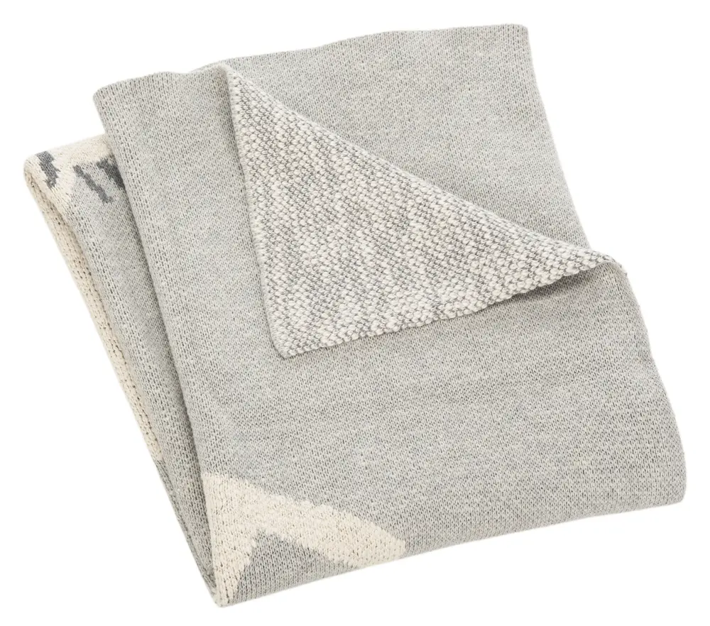 Tater Trot Grey Throw
