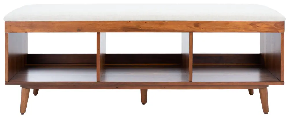 Cricket Open Shelf Bench W/ Cushion