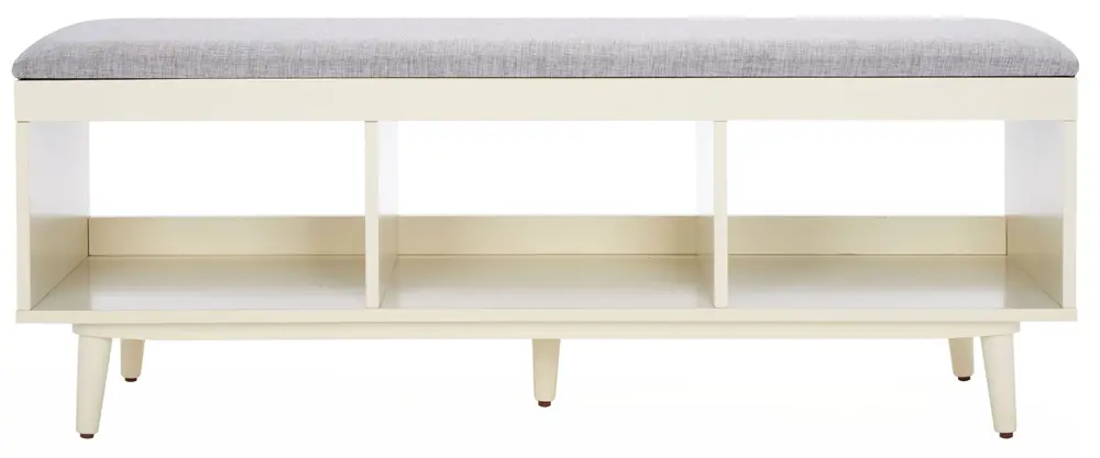 Cricket Open Shelf Bench W/ Cushion