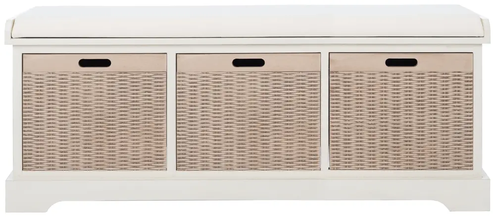 Landers 3 Drawer/Cushion Storage Bench