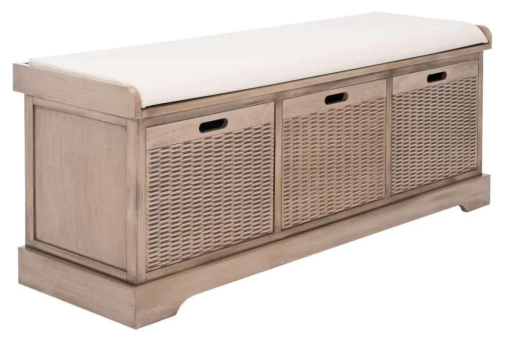 Landers 3 Drawer/Cushion Storage Bench